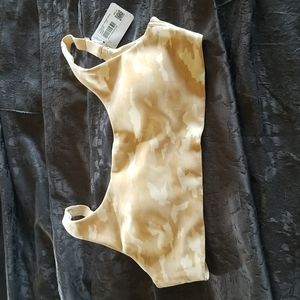 NWT Camo Lululemon Bra Alignment Straight Strap size 6.